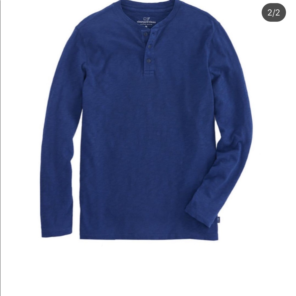 Men’s vineyard vines slub long sleeve nwt